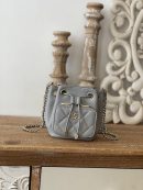 [REP 1:1] Chanel Mini Bucket Bag With Strap Gray For Women, Women's Bags 4.9in/12.5cm