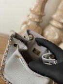 [REP 1:1] Chanel Mini Bucket Bag With Strap Gray For Women, Women's Bags 4.9in/12.5cm