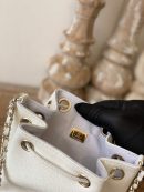 [REP 1:1] Chanel Mini Bucket Bag With Strap White For Women, Women's Bags 4.9in/12.5cm AP2913 B05052 10601