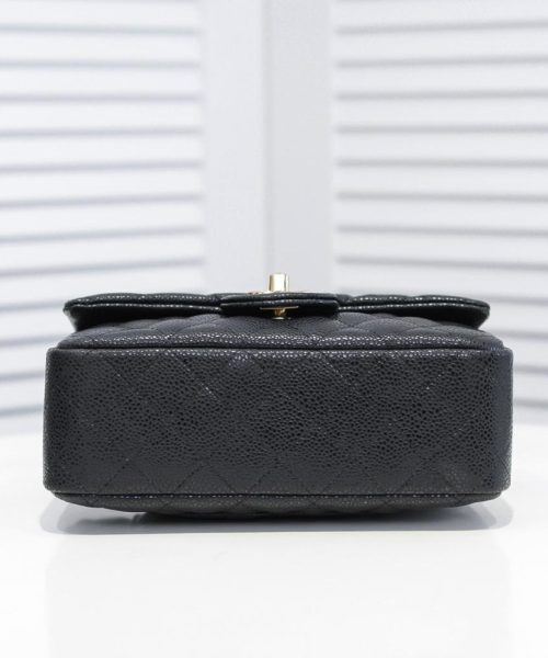 [REP 1:1] Chanel Mini Flap Bag Black For Women 7.8in/20cm A69900