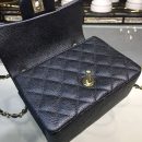 [REP 1:1] Chanel Mini Flap Bag Caviar Black For Women, Women's Bags, Shoulder And Crossbody Bags 6.7in/17cm A35200