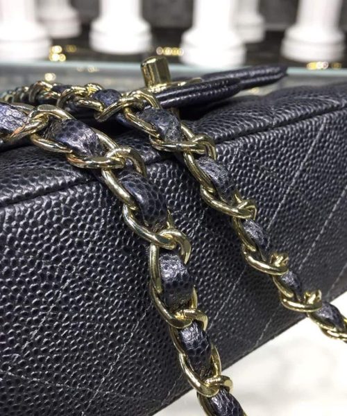 [REP 1:1] Chanel Mini Flap Bag Caviar Black For Women, Women's Bags, Shoulder And Crossbody Bags 6.7in/17cm A35200