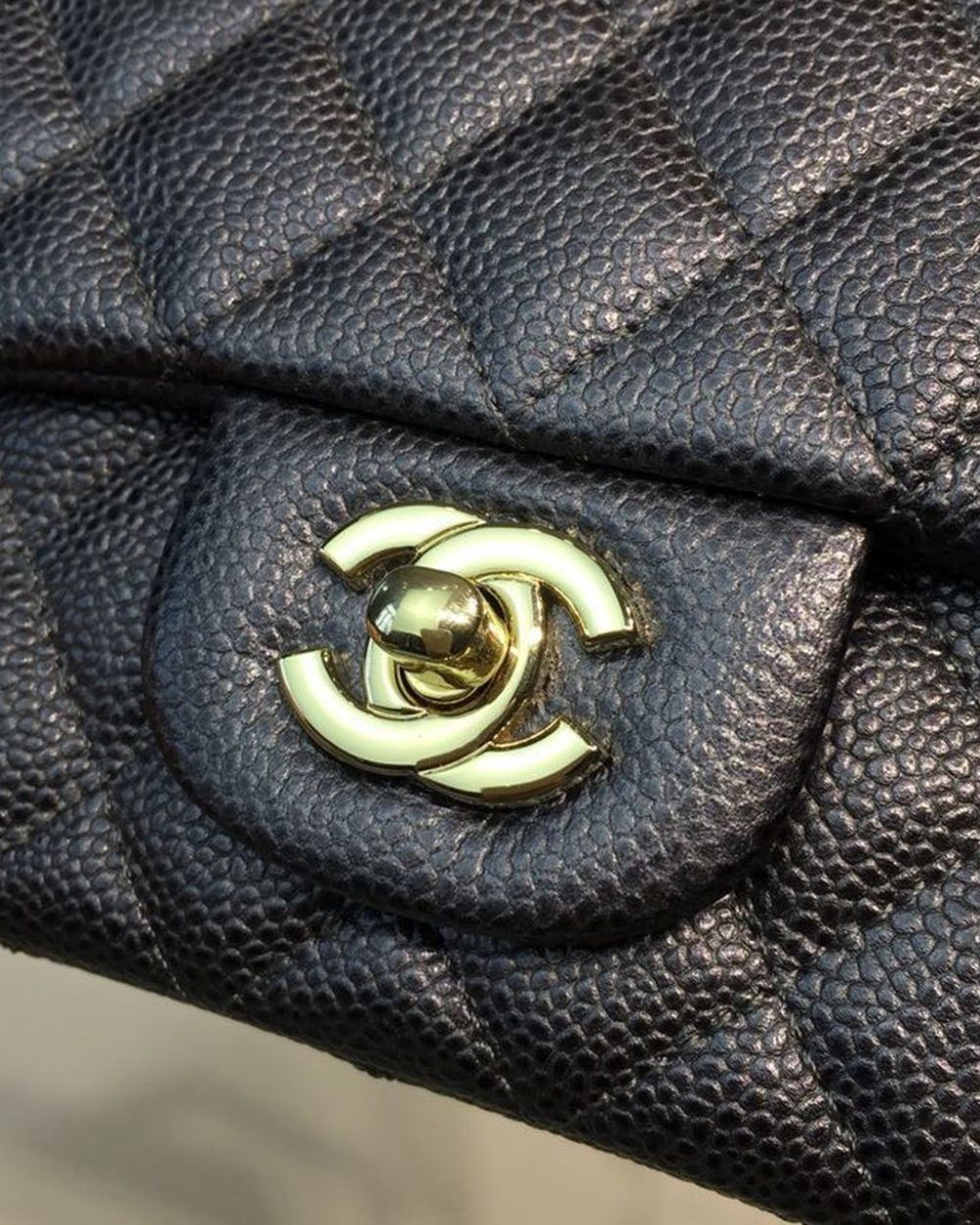 [REP 1:1] Chanel Mini Flap Bag Caviar Black For Women, Women's Bags, Shoulder And Crossbody Bags 6.7in/17cm A35200