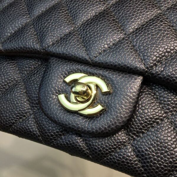[REP 1:1] Chanel Mini Flap Bag Caviar Black For Women, Women's Bags, Shoulder And Crossbody Bags 6.7in/17cm A35200