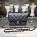 [REP 1:1] Chanel Mini Flap Bag Caviar Black For Women, Women's Bags, Shoulder And Crossbody Bags 6.7in/17cm A35200