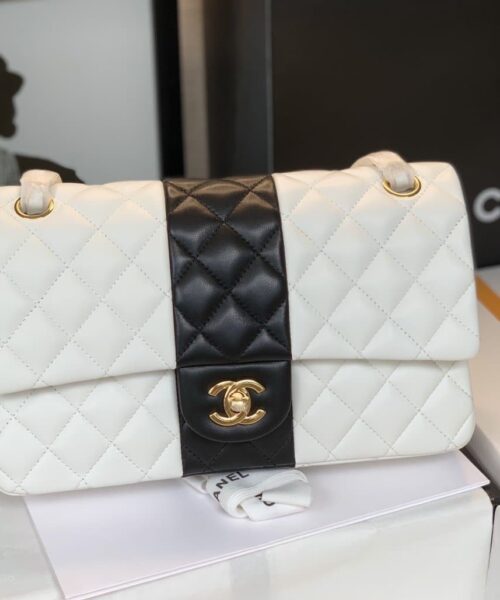[REP 1:1] Chanel Mini Flap Bag White For Women 9.8in/25cm
