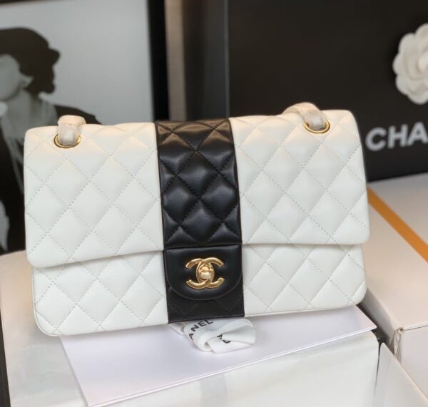 [REP 1:1] Chanel Mini Flap Bag White For Women 9.8in/25cm
