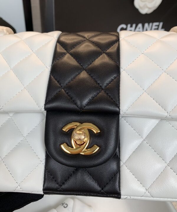 [REP 1:1] Chanel Mini Flap Bag White For Women 9.8in/25cm