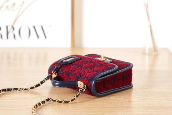 [REP 1:1] Chanel Mini Flap Bag With Top Handle Red For Women 20.5cm / 8in