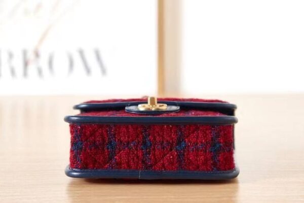 [REP 1:1] Chanel Mini Flap Bag With Top Handle Red For Women 20.5cm / 8in