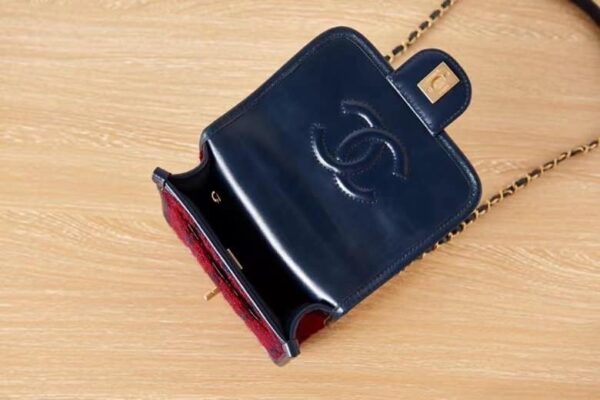 [REP 1:1] Chanel Mini Flap Bag With Top Handle Red For Women 20.5cm / 8in