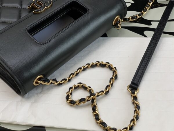 [REP 1:1] Chanel Mini Top Handle Bag Black For Women 20cm / 7.9in