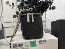 [REP 1:1] Chanel Mini Vanity Bag Black/White For Women 11cm / 4.3in