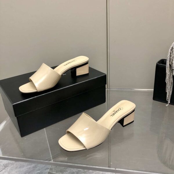 Chanel Mules Beige For Women, Women's Shoes