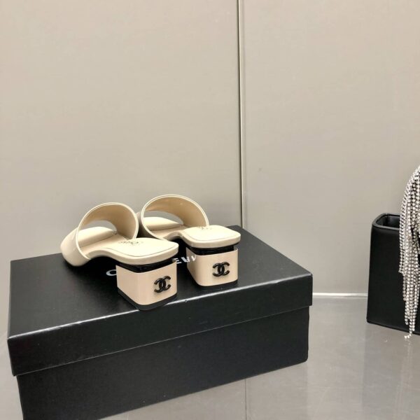 Chanel Mules Beige For Women, Women's Shoes