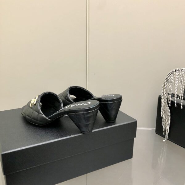 Chanel Mules Black For Women, Women's Shoes 2.4in/6.2cm G38820
