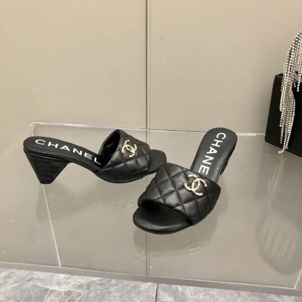 Chanel Mules Black For Women, Women's Shoes 2.4in/6.2cm G38820