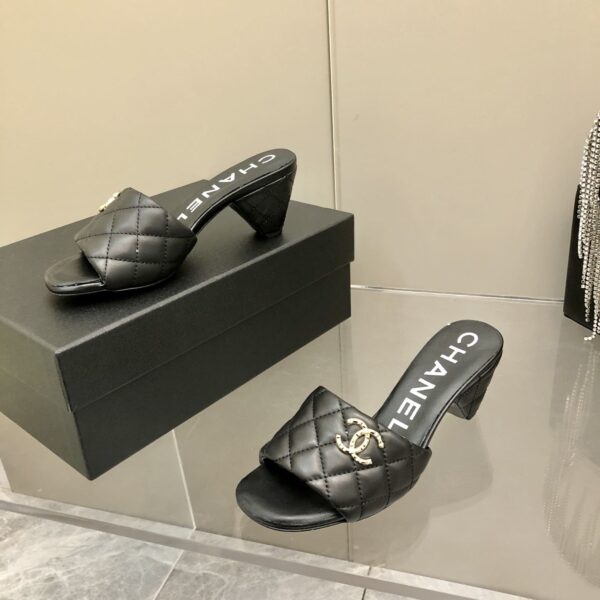 Chanel Mules Black For Women, Women's Shoes 2.4in/6.2cm G38820