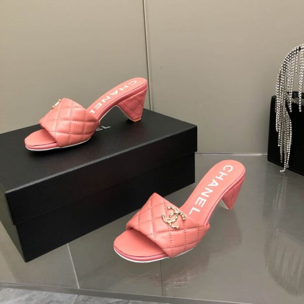 Chanel Mules Hot Pink For Women, Women's Shoes 2.4in/6.2cm G38820