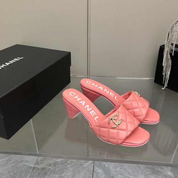 Chanel Mules Hot Pink For Women, Women's Shoes 2.4in/6.2cm G38820