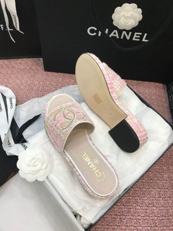 Chanel Mules Light Pink For Women, Women's Shoes