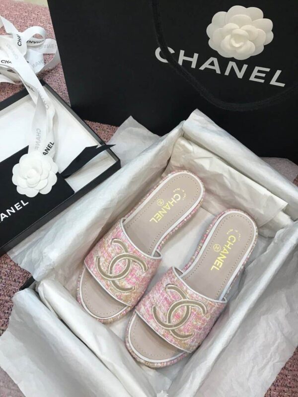 Chanel Mules Light Pink For Women, Women's Shoes