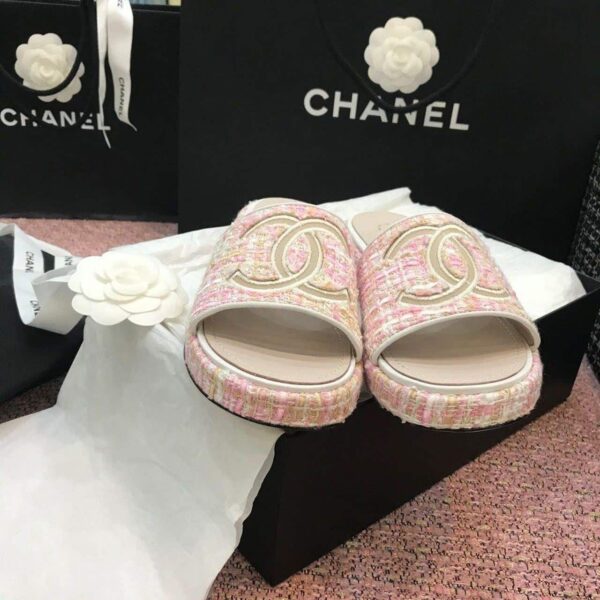 Chanel Mules Light Pink For Women, Women's Shoes