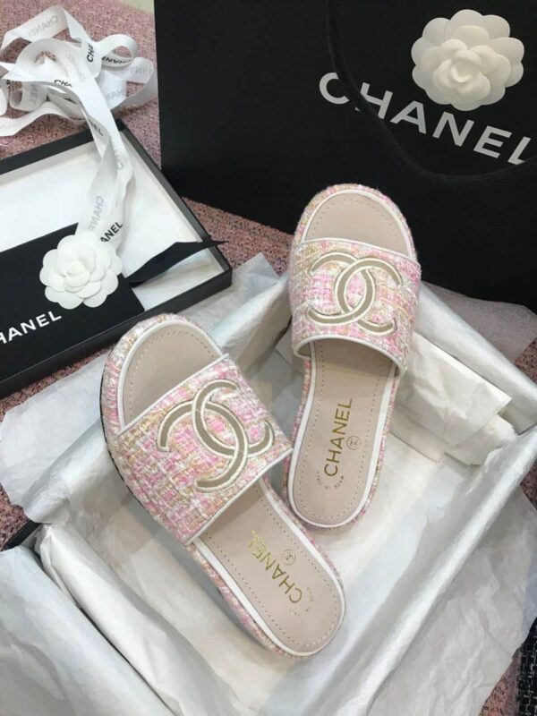 Chanel Mules Light Pink For Women, Women's Shoes