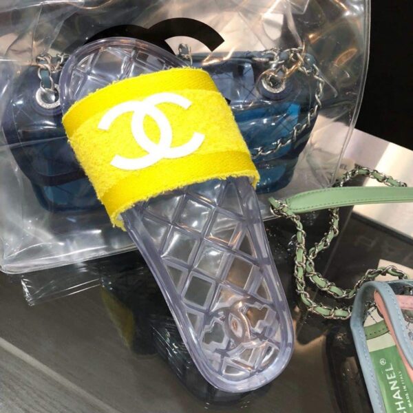 Chanel Mules Yellow For Women, Women's Shoes