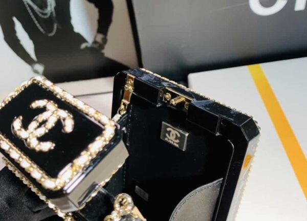 [REP 1:1] Chanel Perfume Bottle Minaudiere White For Women 16cm / 6.3in