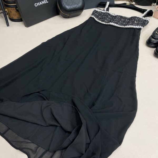 Chanel Pinafore Dress Black For Women