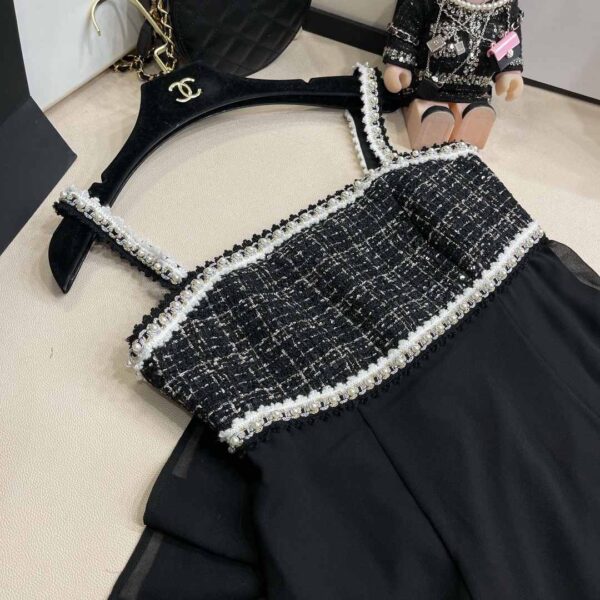 Chanel Pinafore Dress Black For Women