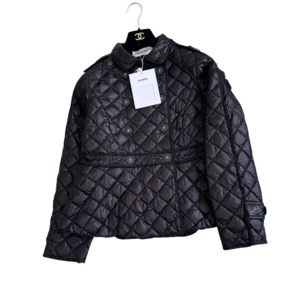 Chanel Quilted Jacket Black For Women