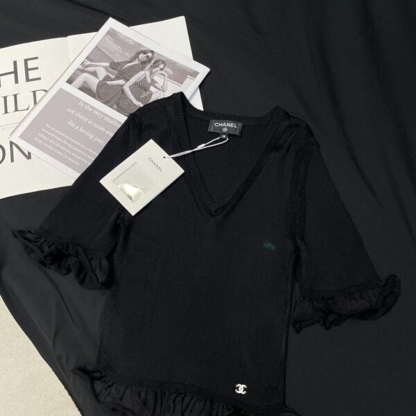 Chanel Short Dress Black For Women
