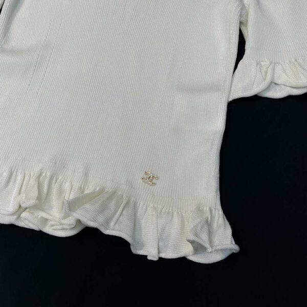 Chanel Short Dress White For Women