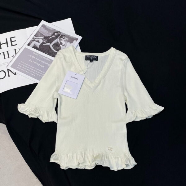 Chanel Short Dress White For Women