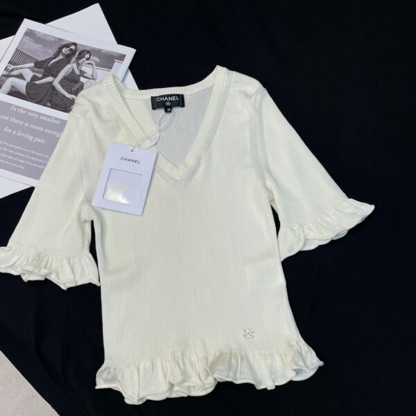 Chanel Short Dress White For Women