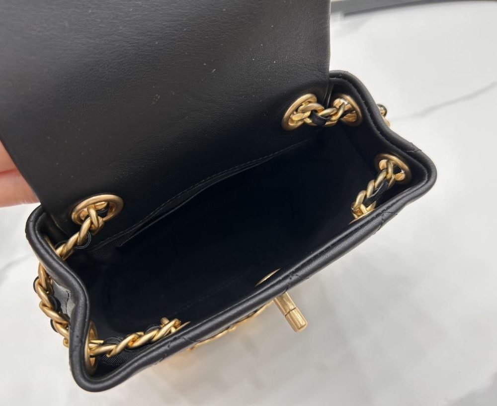 [REP 1:1] Chanel Shoulder Bag Black For Women 18cm / 7.1in AS4275