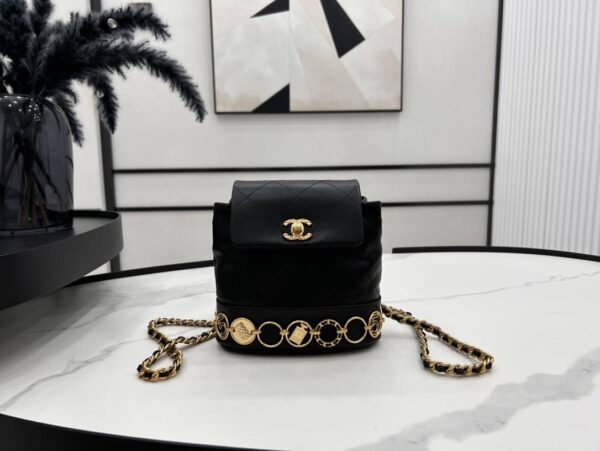 [REP 1:1] Chanel Shoulder Bag Black For Women 18cm / 7.1in AS4275
