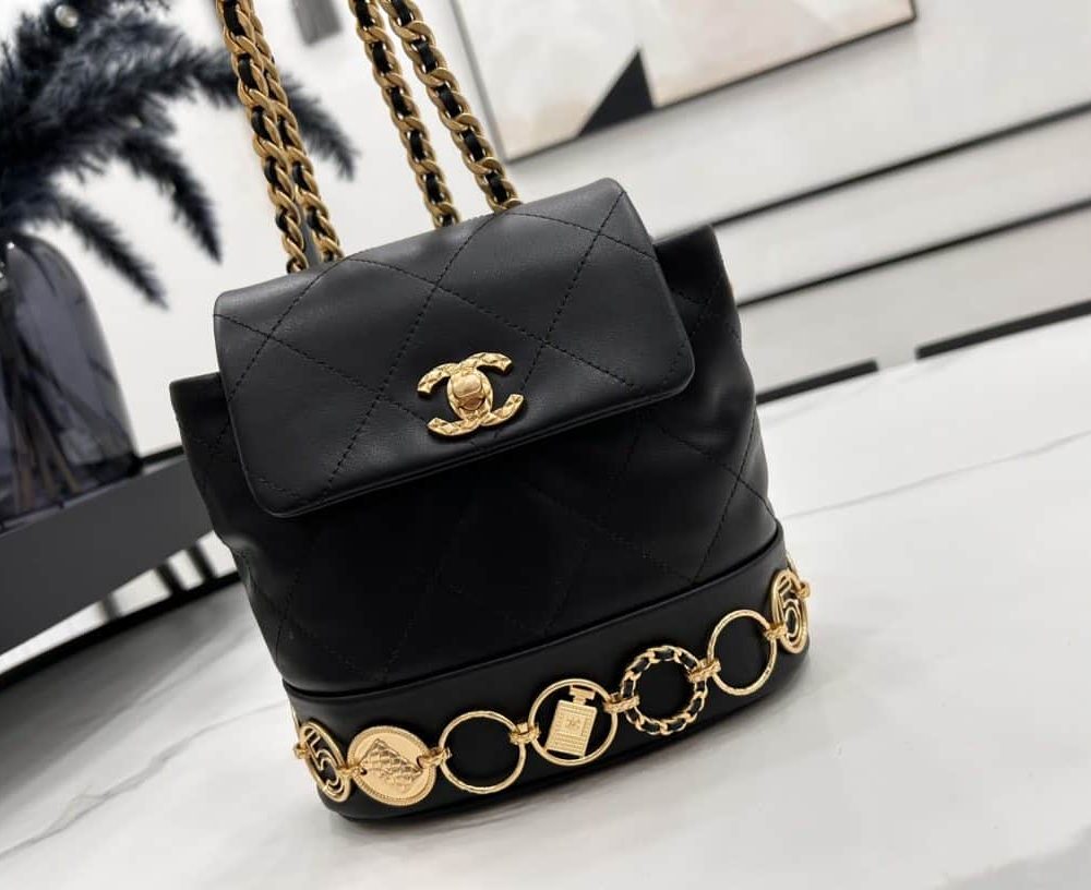 [REP 1:1] Chanel Shoulder Bag Black For Women 18cm / 7.1in AS4275