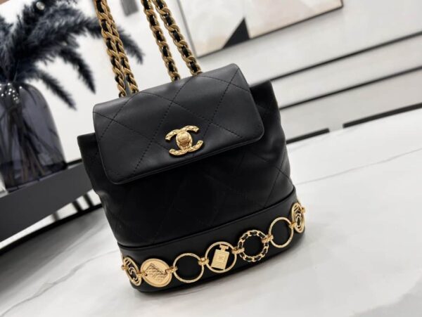 [REP 1:1] Chanel Shoulder Bag Black For Women 18cm / 7.1in AS4275