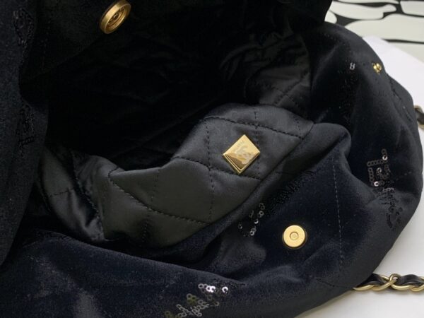 [REP 1:1] Chanel Small CHANEL 22 Handbag Black For Women, Women's Bags 11.8in/30cm