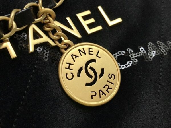 [REP 1:1] Chanel Small CHANEL 22 Handbag Black For Women, Women's Bags 11.8in/30cm