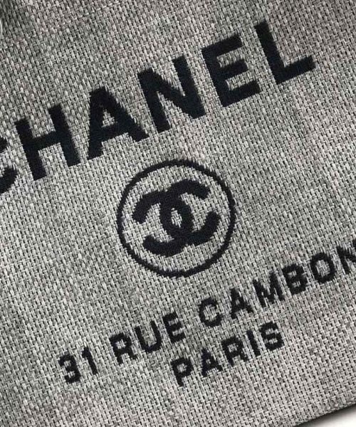 [REP 1:1] Chanel Small Shopping Bag Silver Hardware Grey For Women, Women's Handbags, Shoulder Bags 15.2in/39cm AS3257