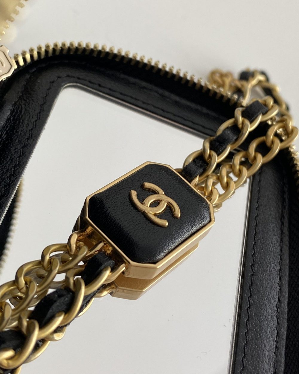 [REP 1:1] Chanel Small Vanity With Chain Black For Women, Women's Bags 4.3in/11cm