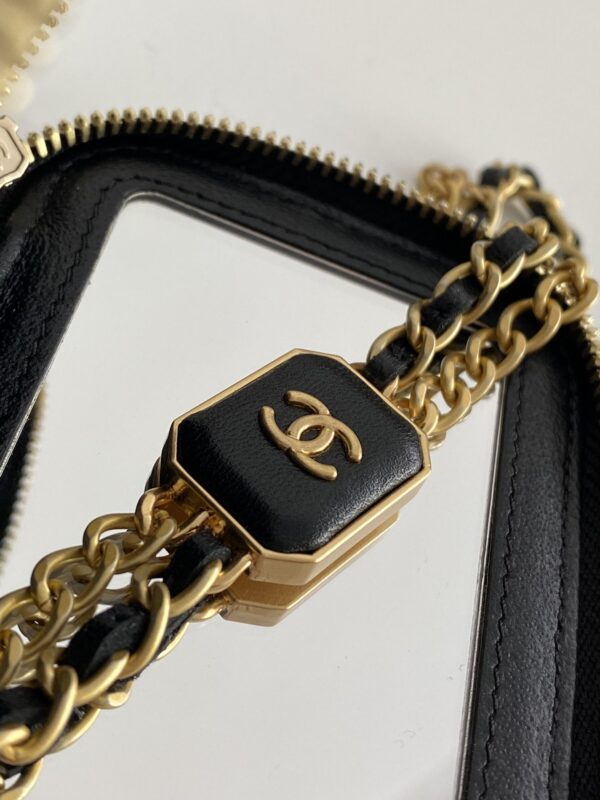 [REP 1:1] Chanel Small Vanity With Chain Black For Women, Women's Bags 4.3in/11cm