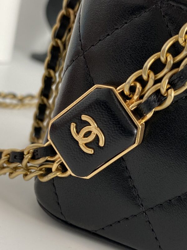 [REP 1:1] Chanel Small Vanity With Chain Black For Women, Women's Bags 4.3in/11cm