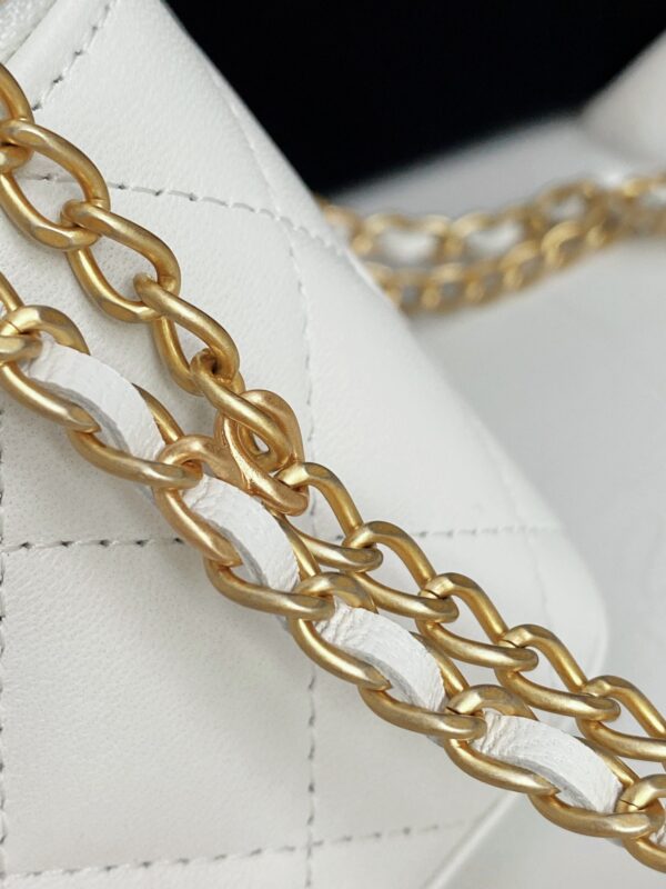 [REP 1:1] Chanel Small Vanity With Chain White For Women, Women's Bags 4.3in/11cm