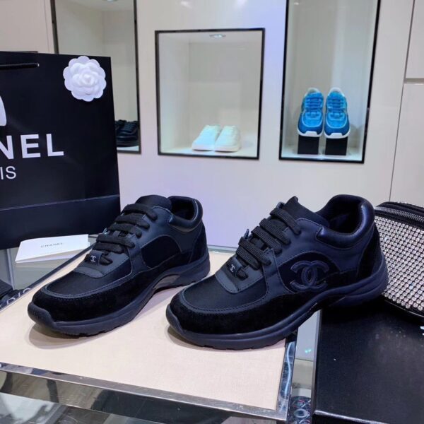 Chanel Sneakers Black For Women, Women's Shoes G34360
