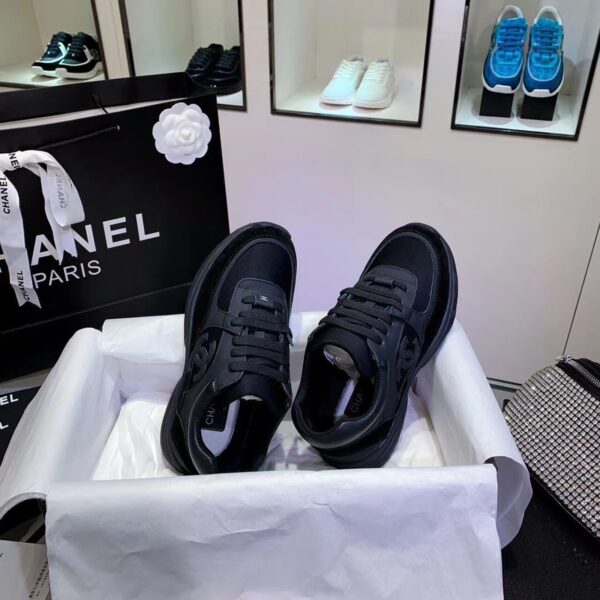 Chanel Sneakers Black For Women, Women's Shoes G34360